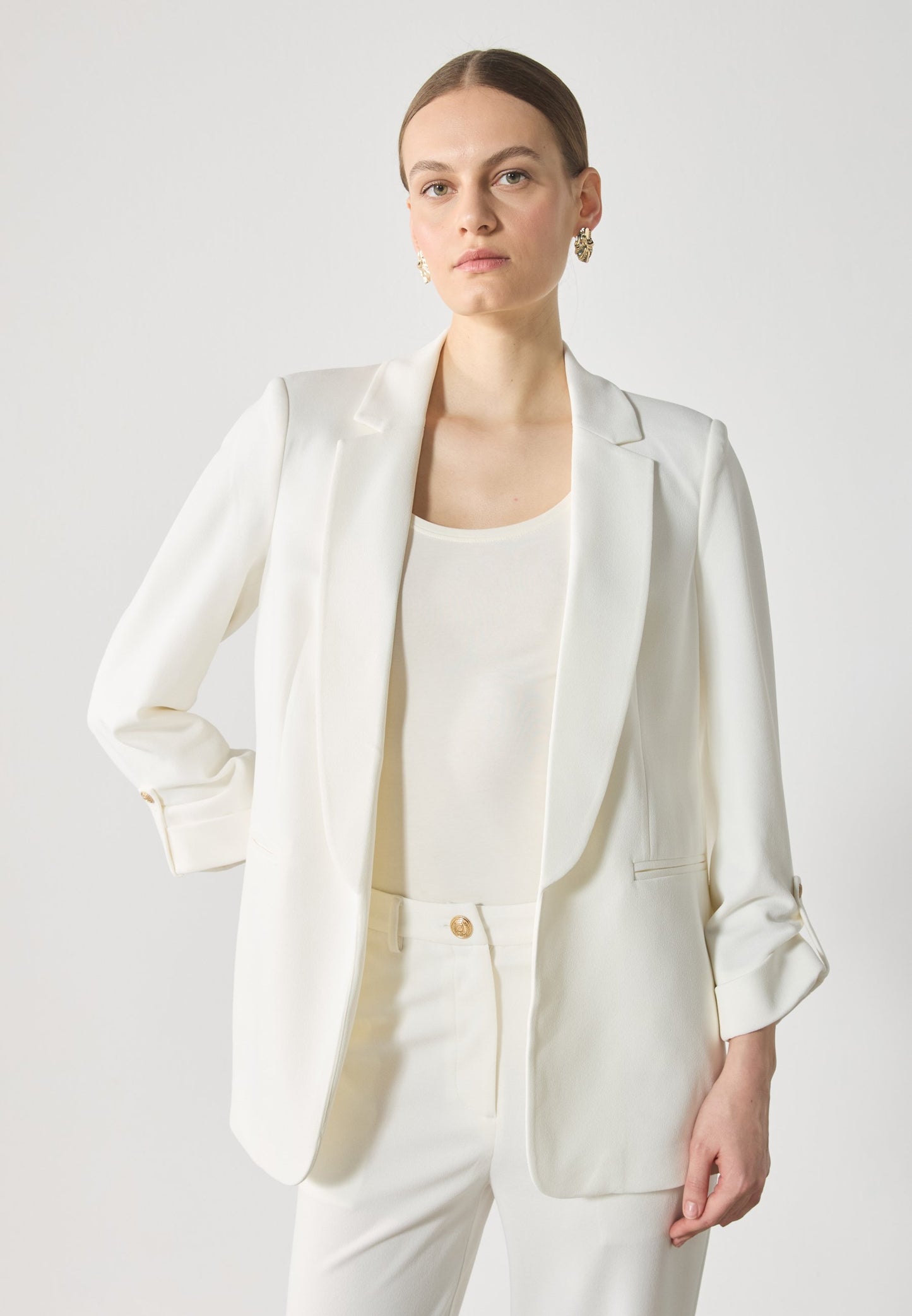 Anna Field Short Coat - White