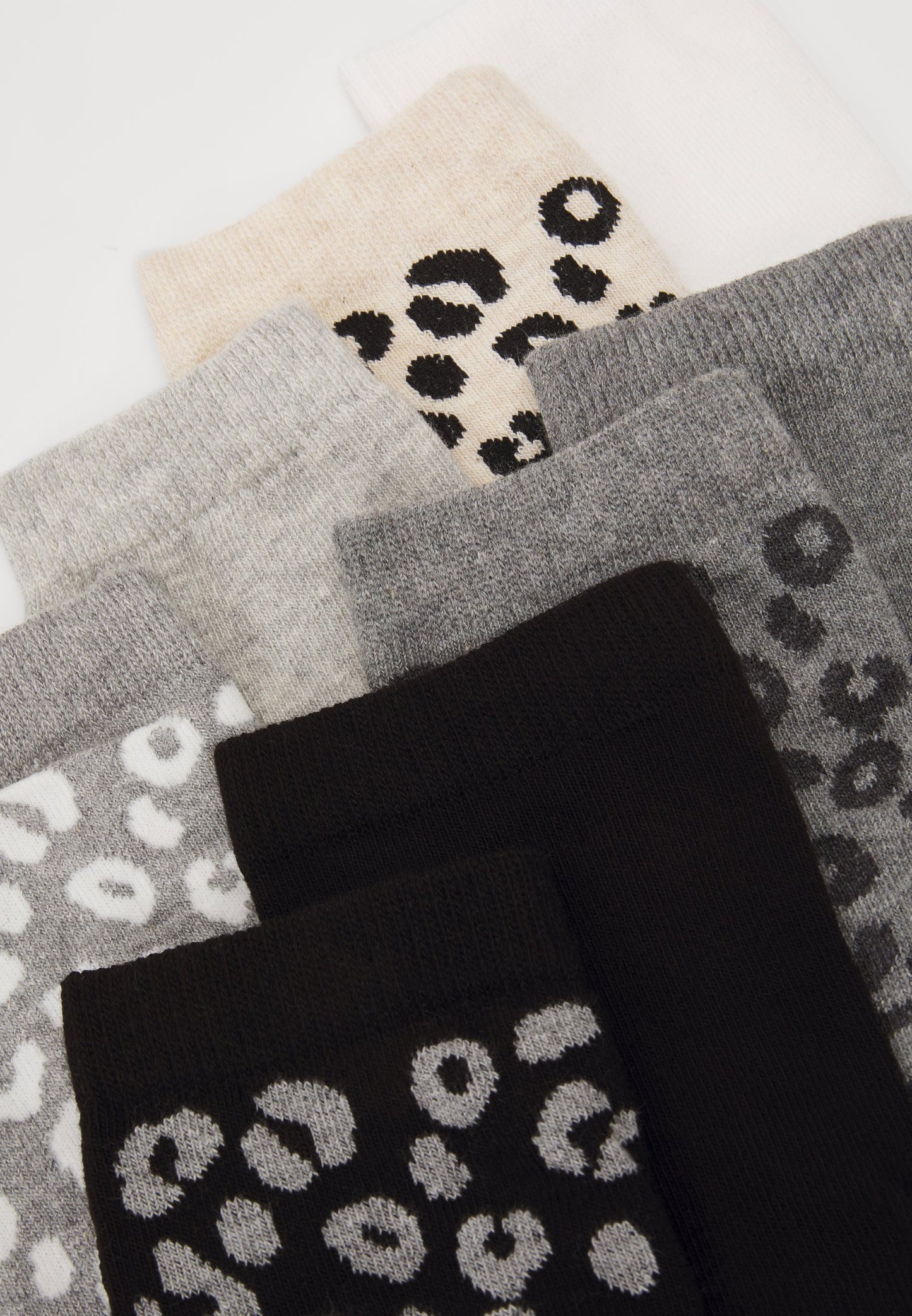 Anna Field 8 PACK - Socks - Grey/black