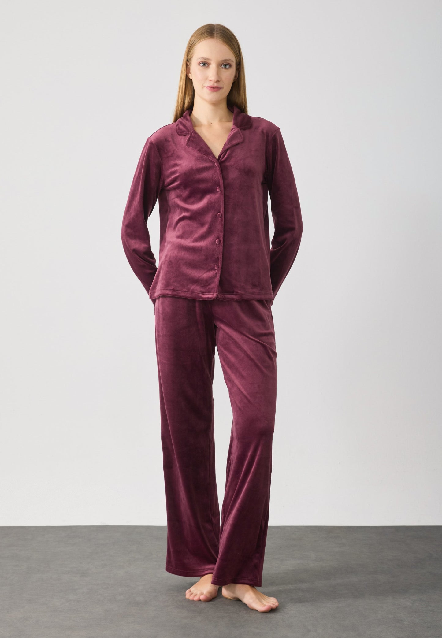 Anna Field SET - Pyjama Set - Bordeaux
