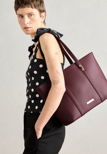 Anna Field Tote Bag - 304/bordeaux