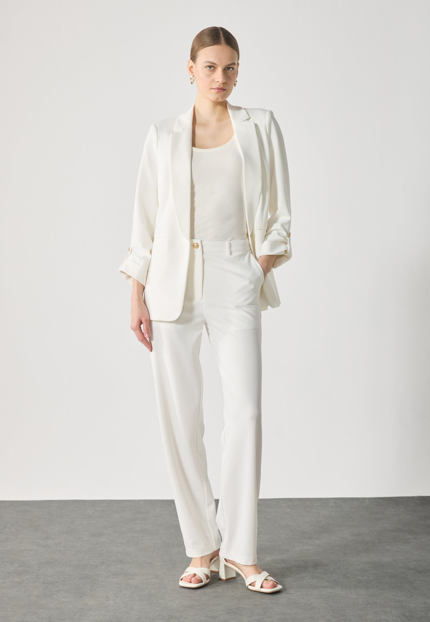 Anna Field Short Coat - White