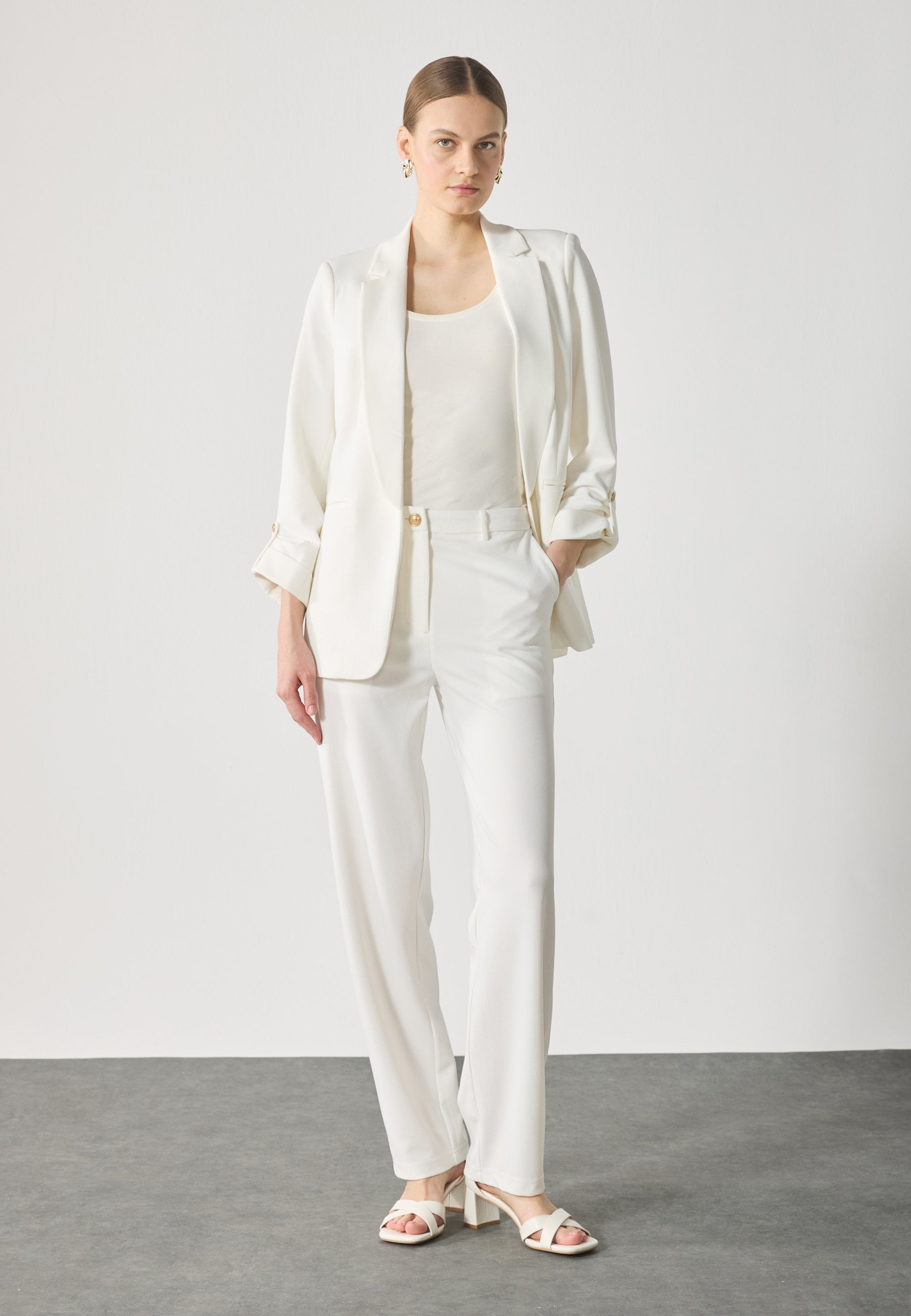 Anna Field Short Coat - White