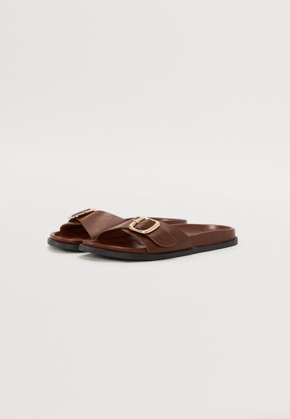 Anna Field GRIMM - Slippers - Cognac