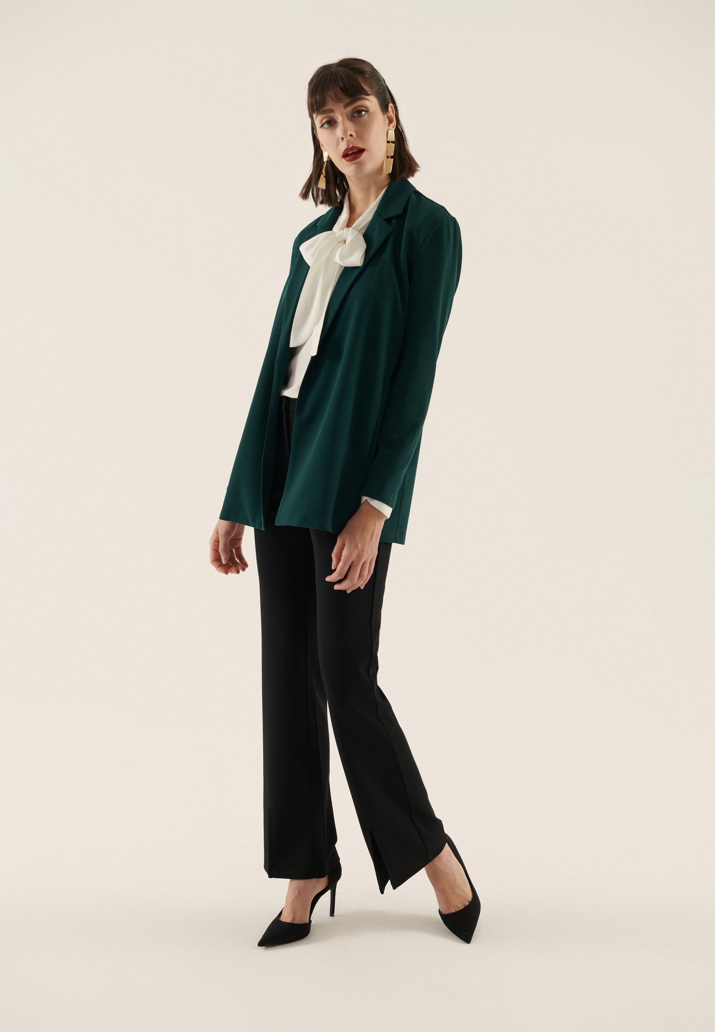 Anna Field Blazer - Dark Green