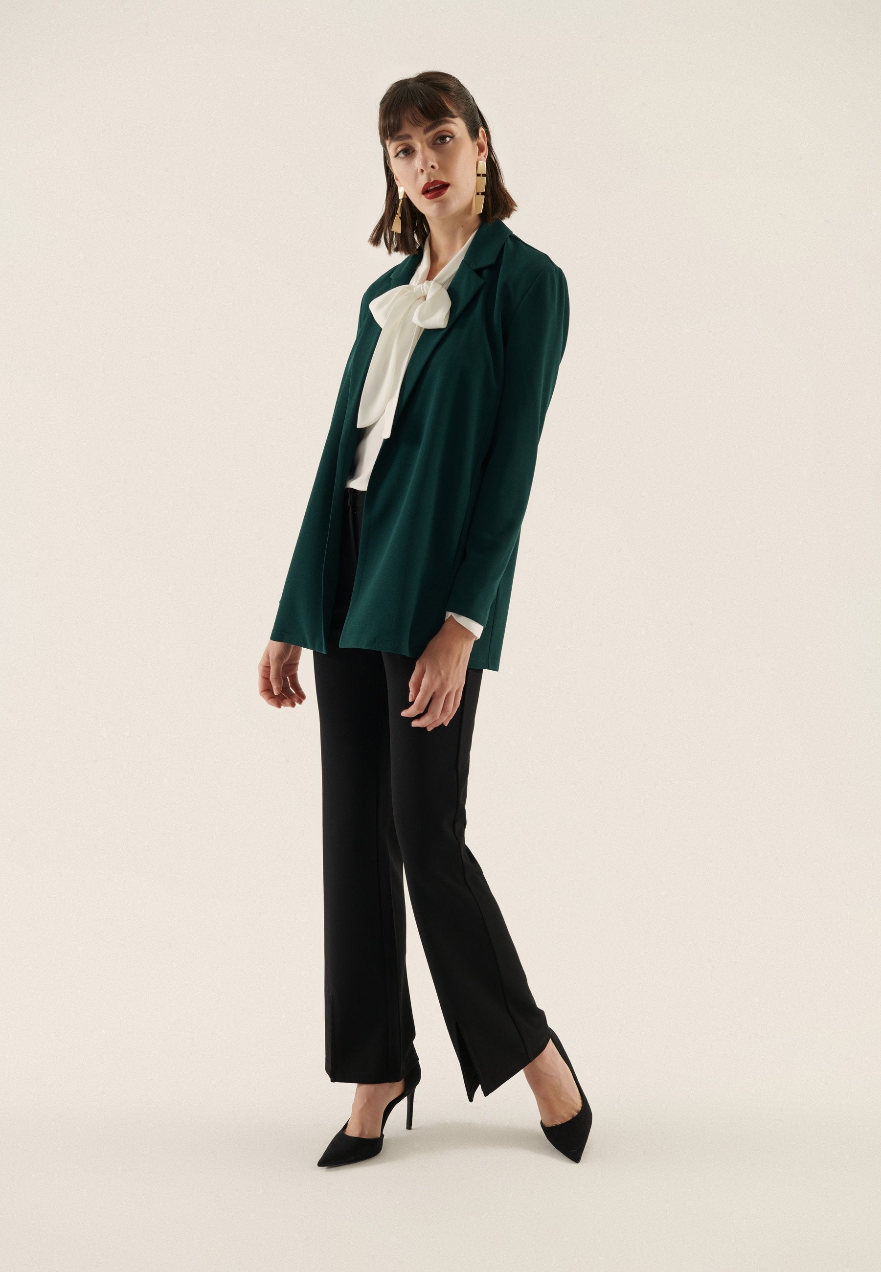 Anna Field Blazer - Dark Green