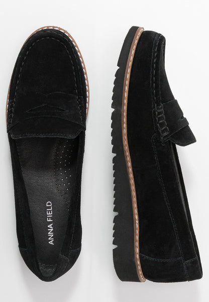 Anna Field Comfort Leather - Slip-Ons - Black