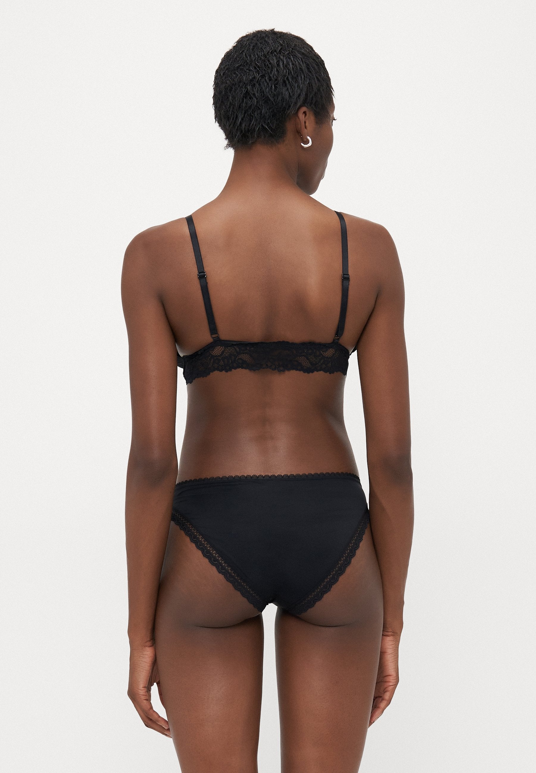 Anna Field 2 PACK - Triangle Bra - Black/light Grey Melange