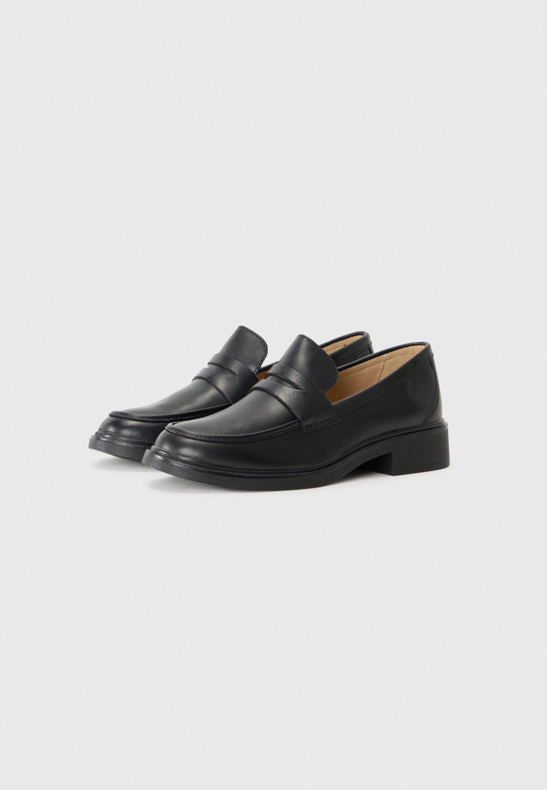 Anna Field LEATHER - Slip-ons - Black