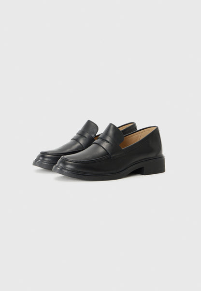 Anna Field LEATHER - Slip-ons - Black