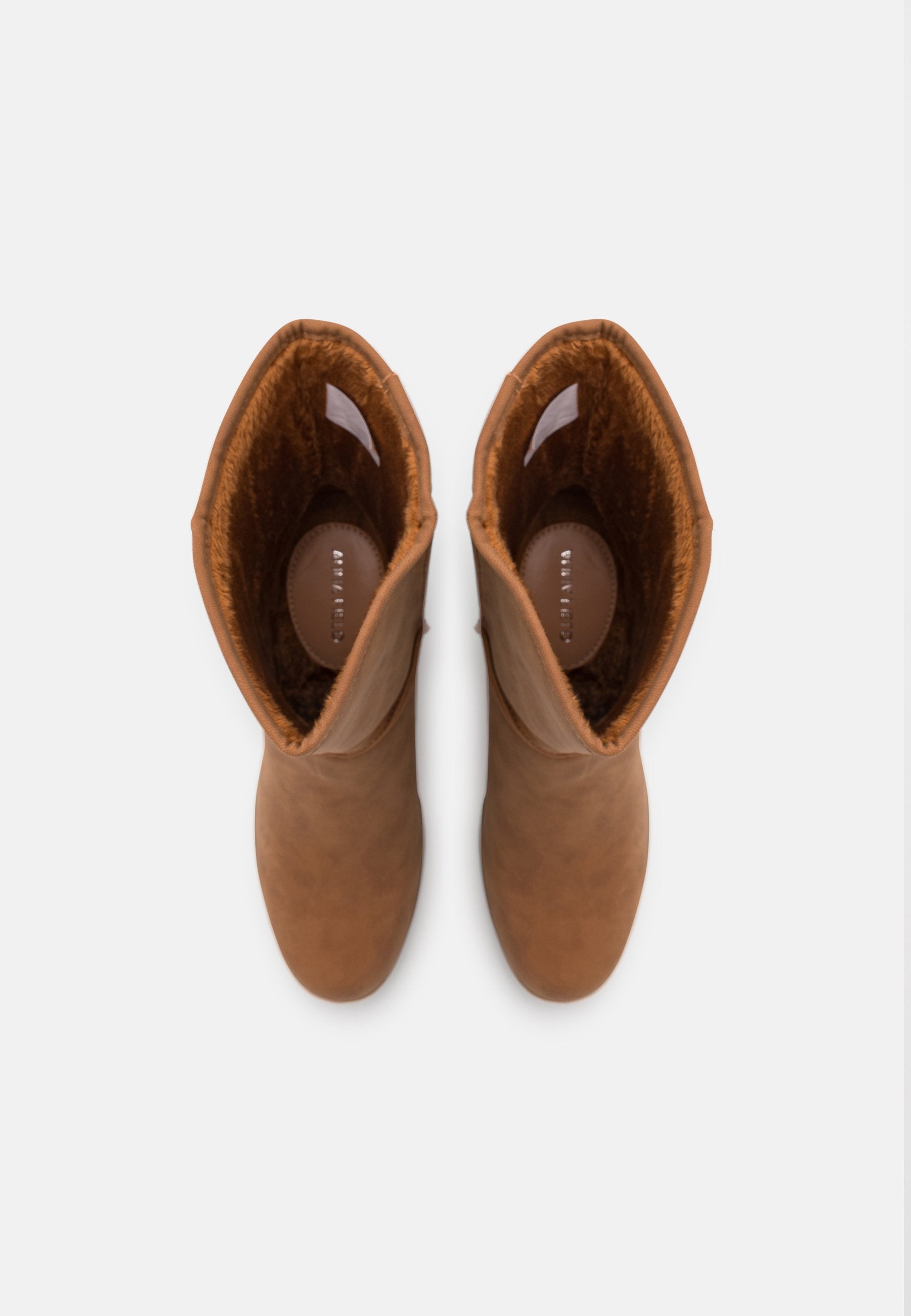 Anna Field Winter Boot - Wedge Ankle Boots - Cognac