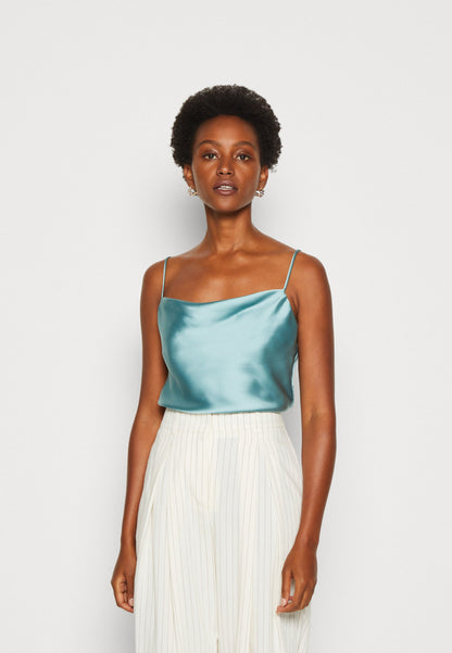 Anna Field Top - Light Blue