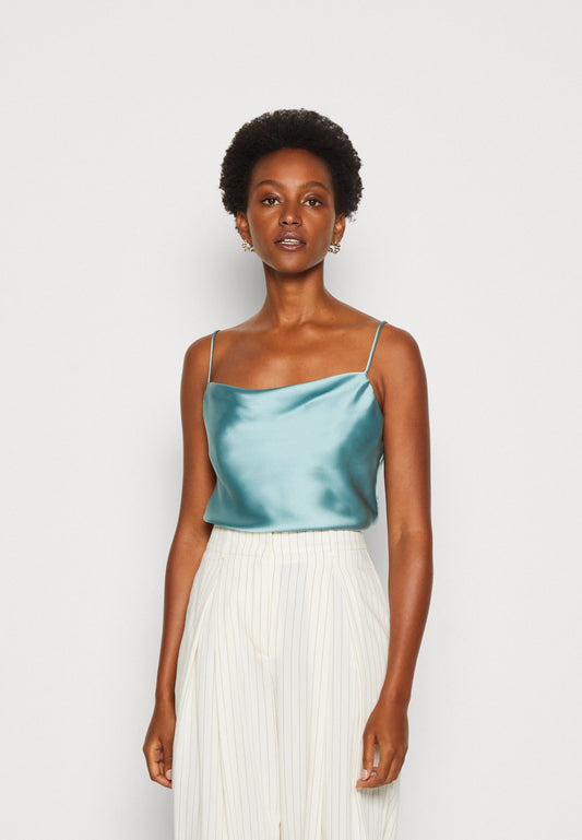 Anna Field Top - Light Blue