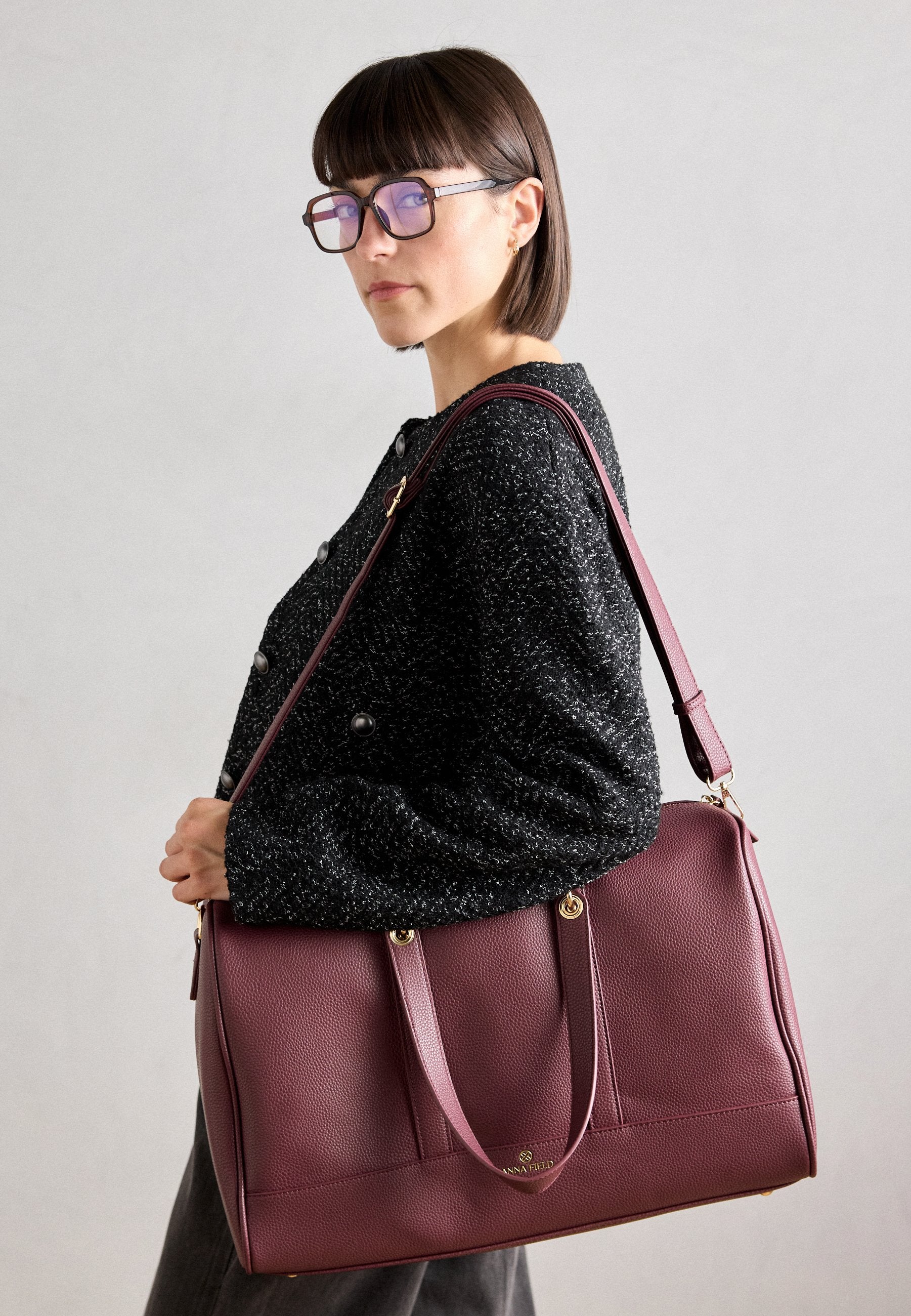 Anna Field Holdall - Taupe