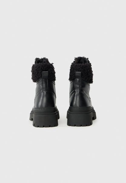 Anna Field LEATHER - Winter Boots - Black