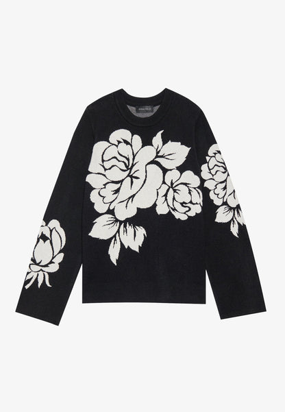 Anna Field Jumper - Black_off White