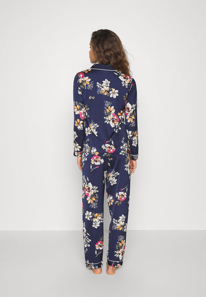 Anna Field Set - Pyjamas - Dark Blue