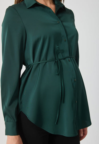  Button-down Blouse - Green