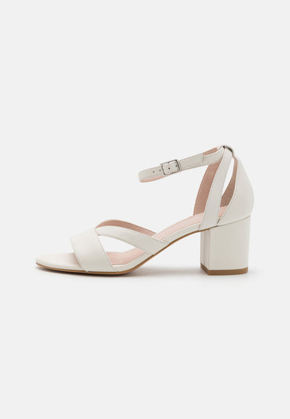  Leather Wide Fit - Sandals - White