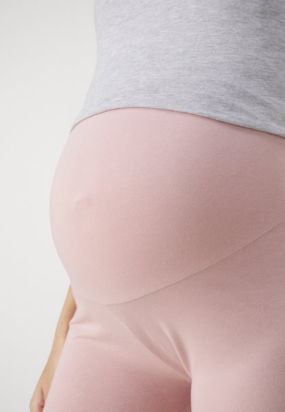  3 PACK - Leggings - Trousers - Black/taupe/light Pink