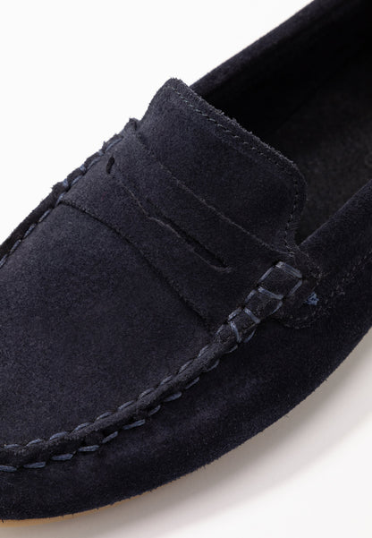 Anna Field Leather- Moccasins - Blue