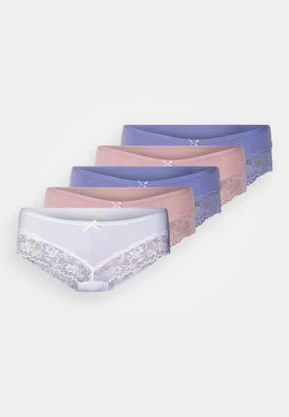 Anna Field 5 Pack - Briefs - Pink/Dark Blue/White