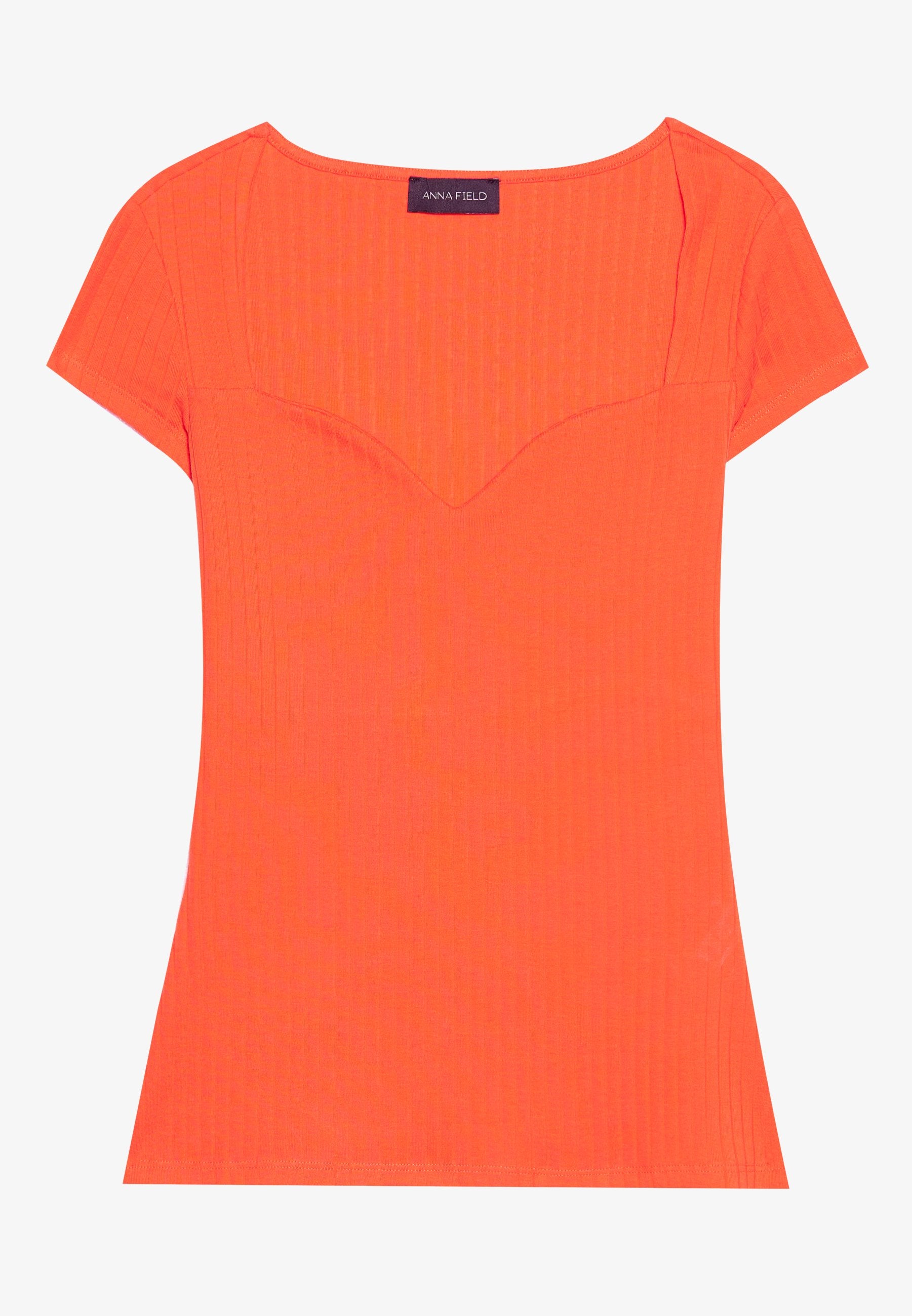Anna Field Basic T-shirt - Dark Red