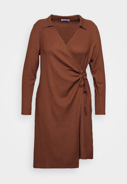  Jersey Dress - Dark Brown
