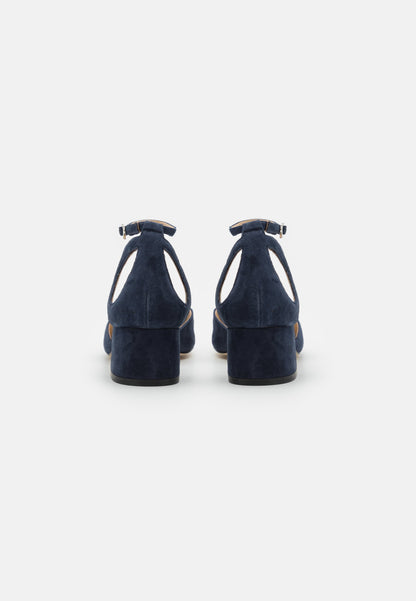  LEATHER - Classic Heels - Dark Blue