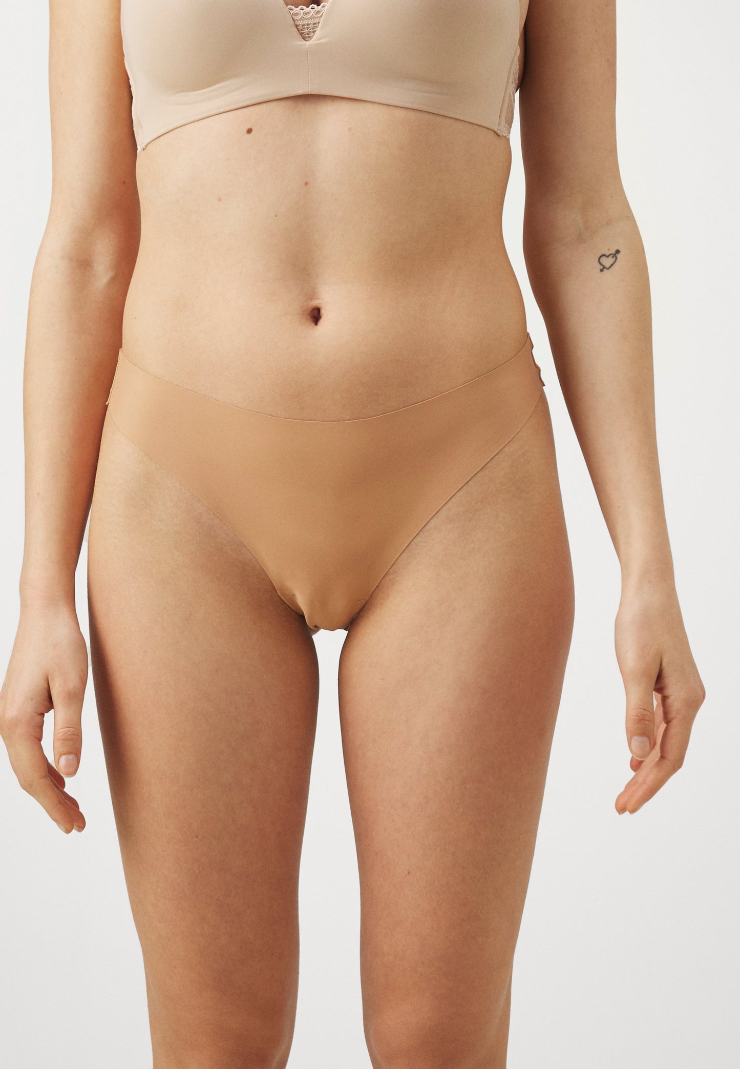 Anna Field SEAMLESS 7 PACK - Thong - Nude/black