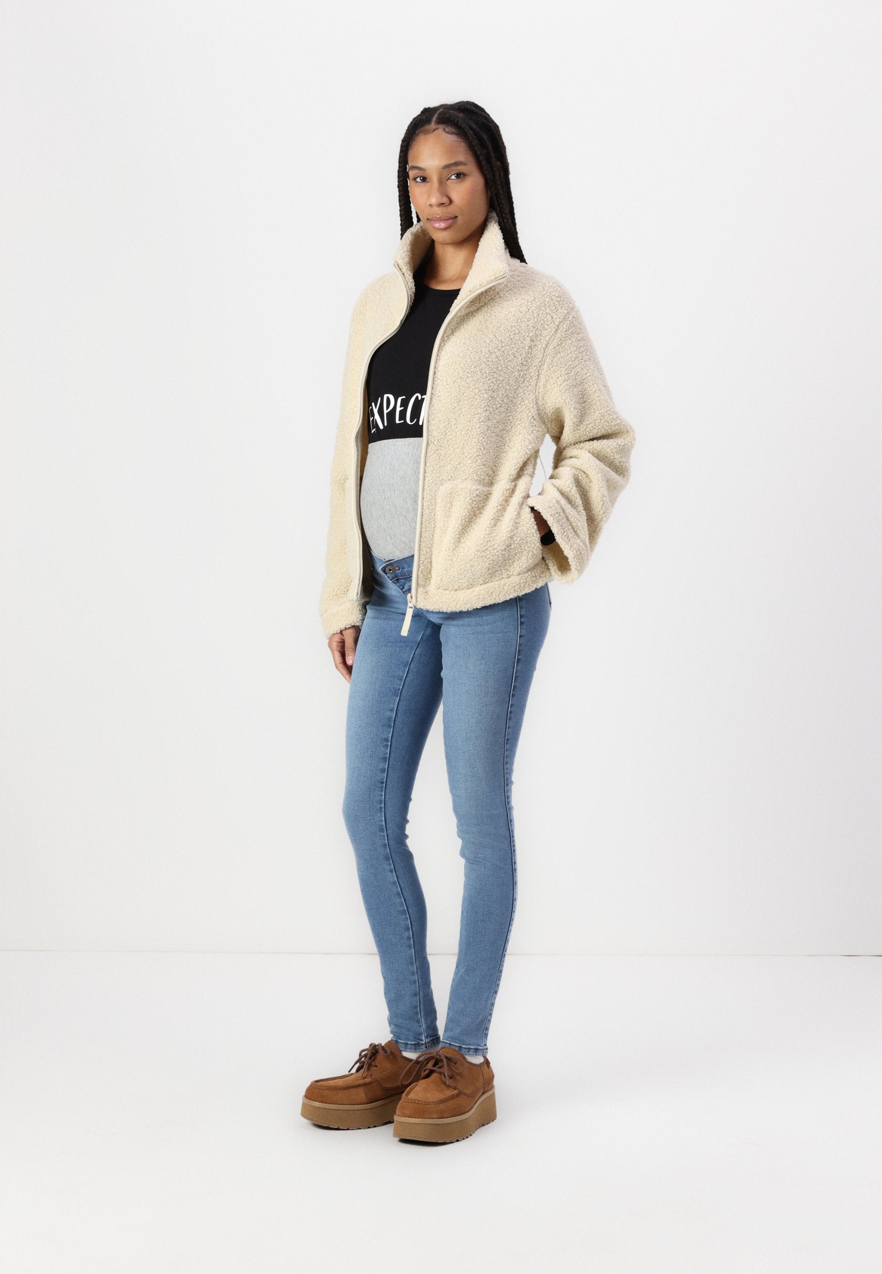  SHERPA JACKET - Fleece Jumper - Off White