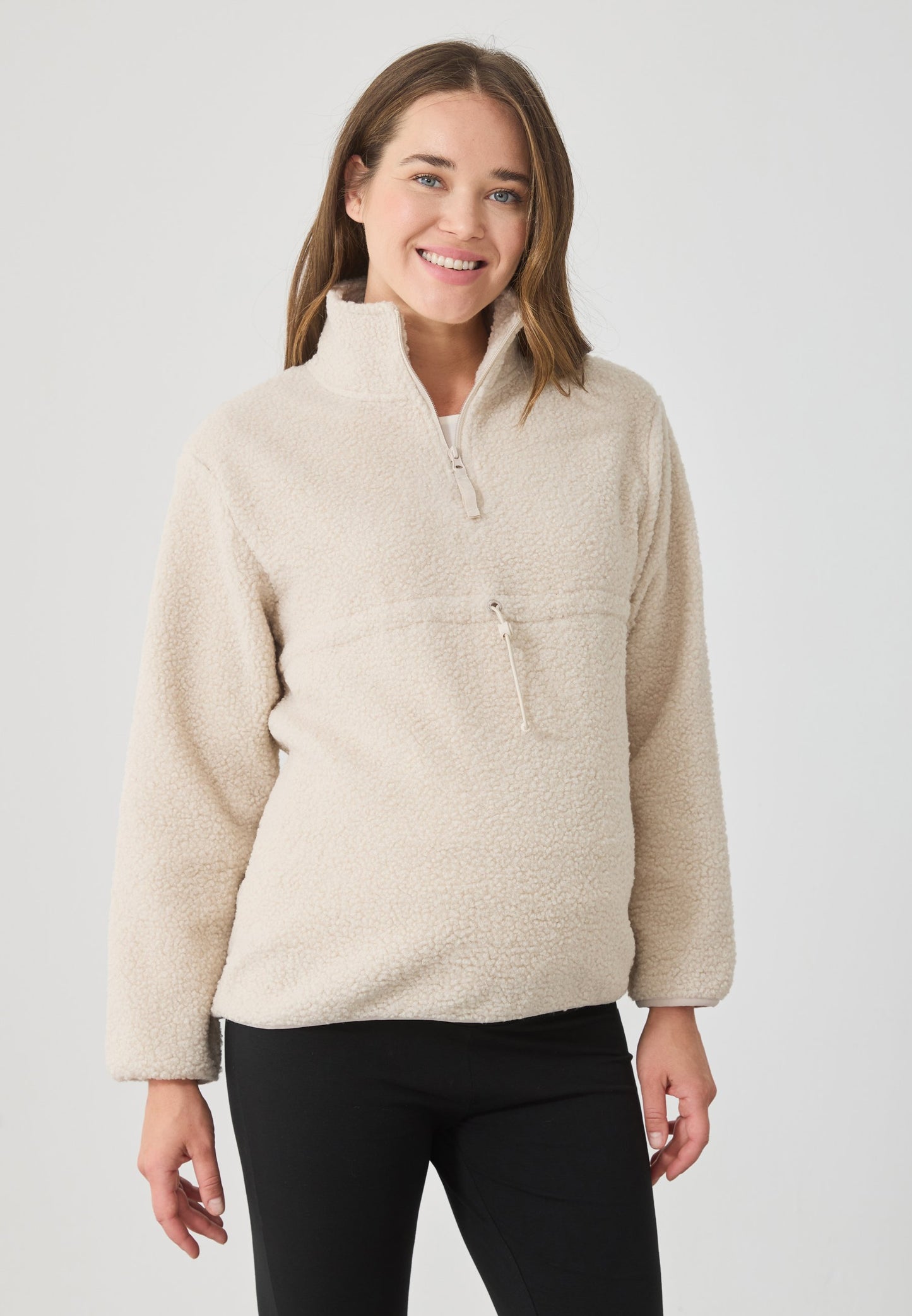 Fleece Jumper - 13-0003 Tcx Oatmilk