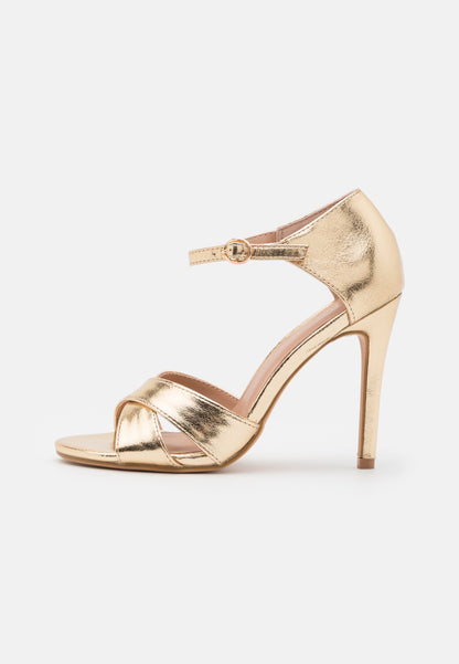 Anna Field High Heeled Sandals - Gold
