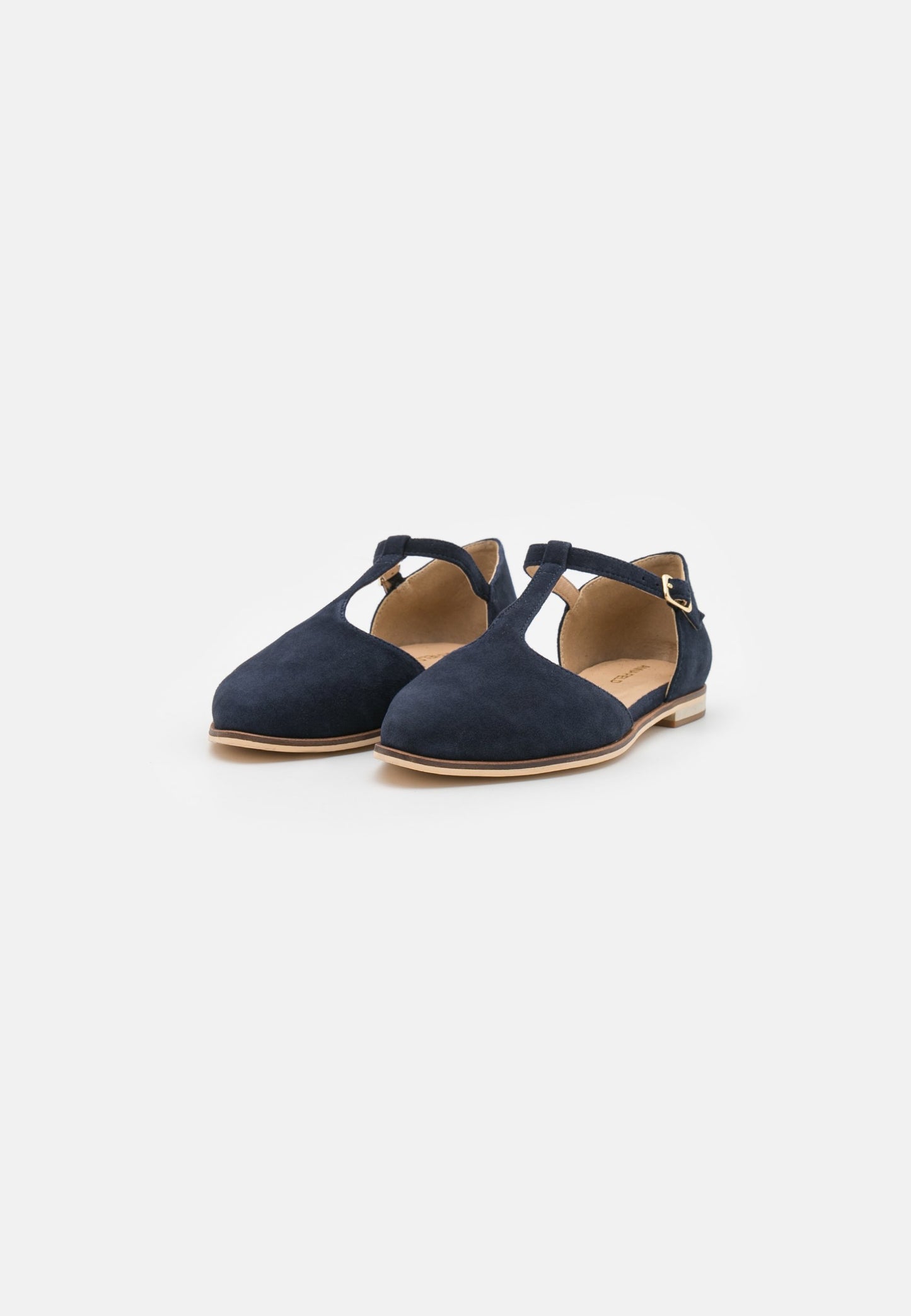  Leather - Ankle Strap Ballet Pumps