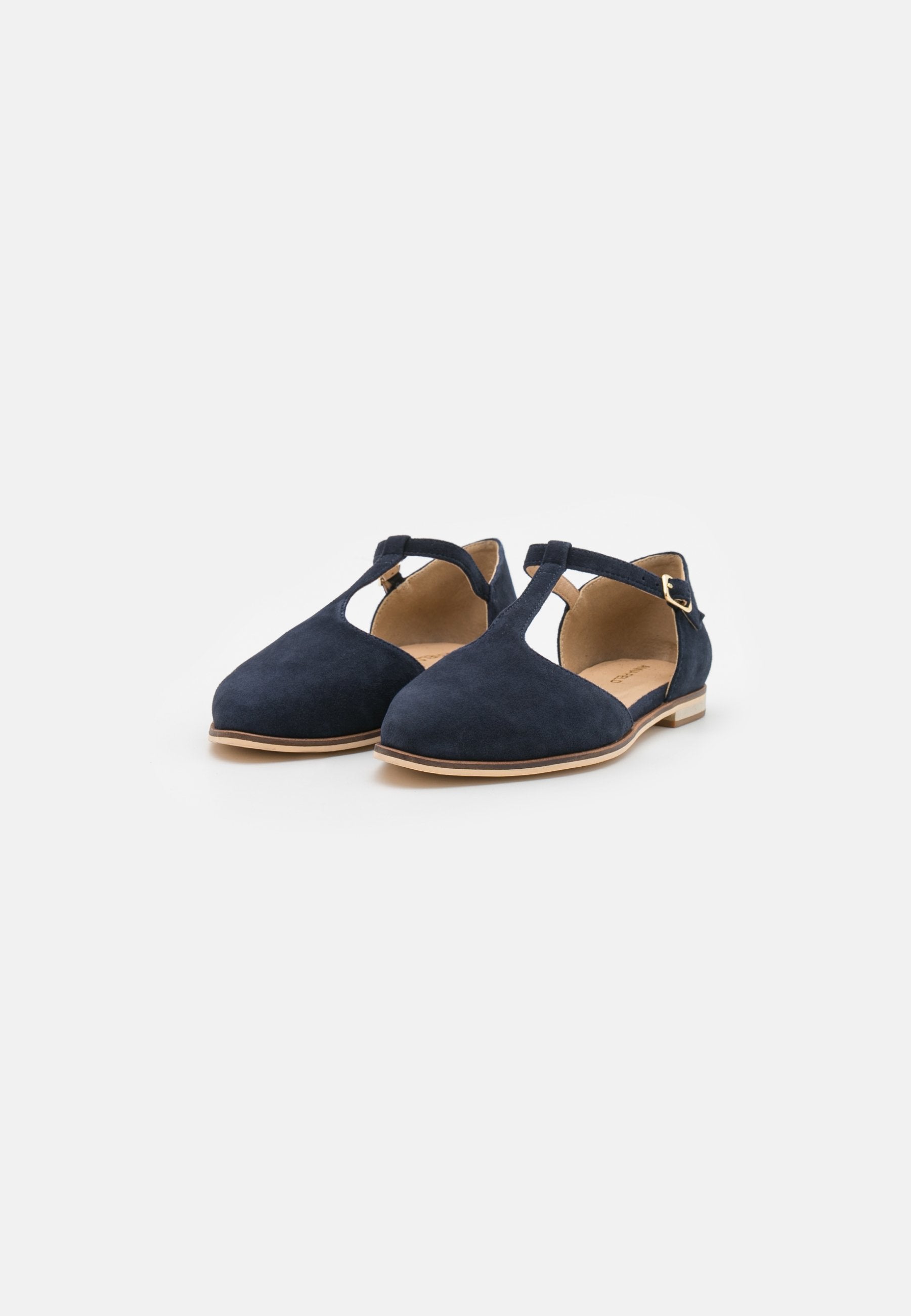  Leather - Ankle Strap Ballet Pumps