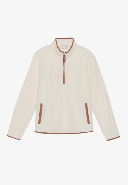 Anna Field Fleece Jumper - Off-white