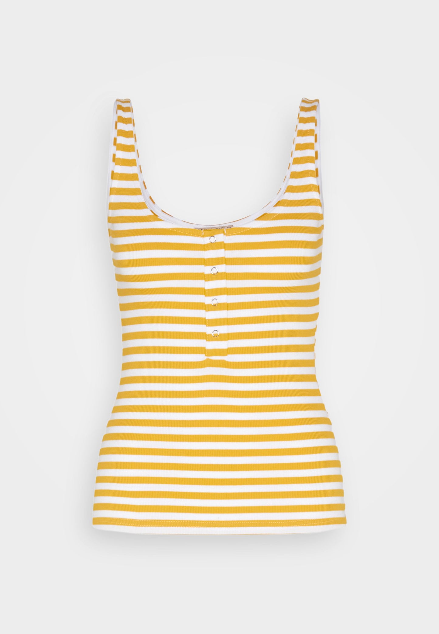 Anna Field Top - White/Yellow