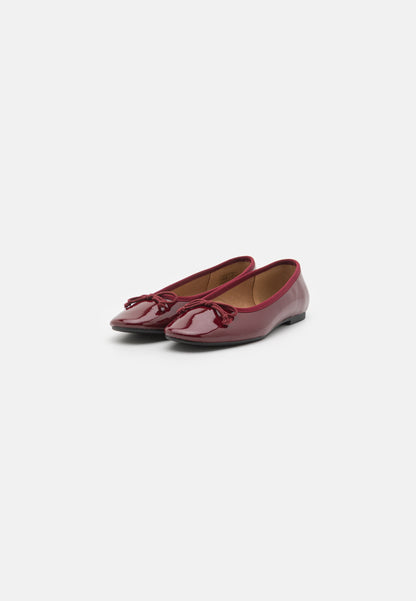  Ballet Pumps - Dark Red