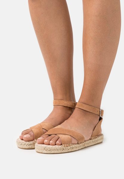 Anna Field Leather - Platform Sandals - Cognac