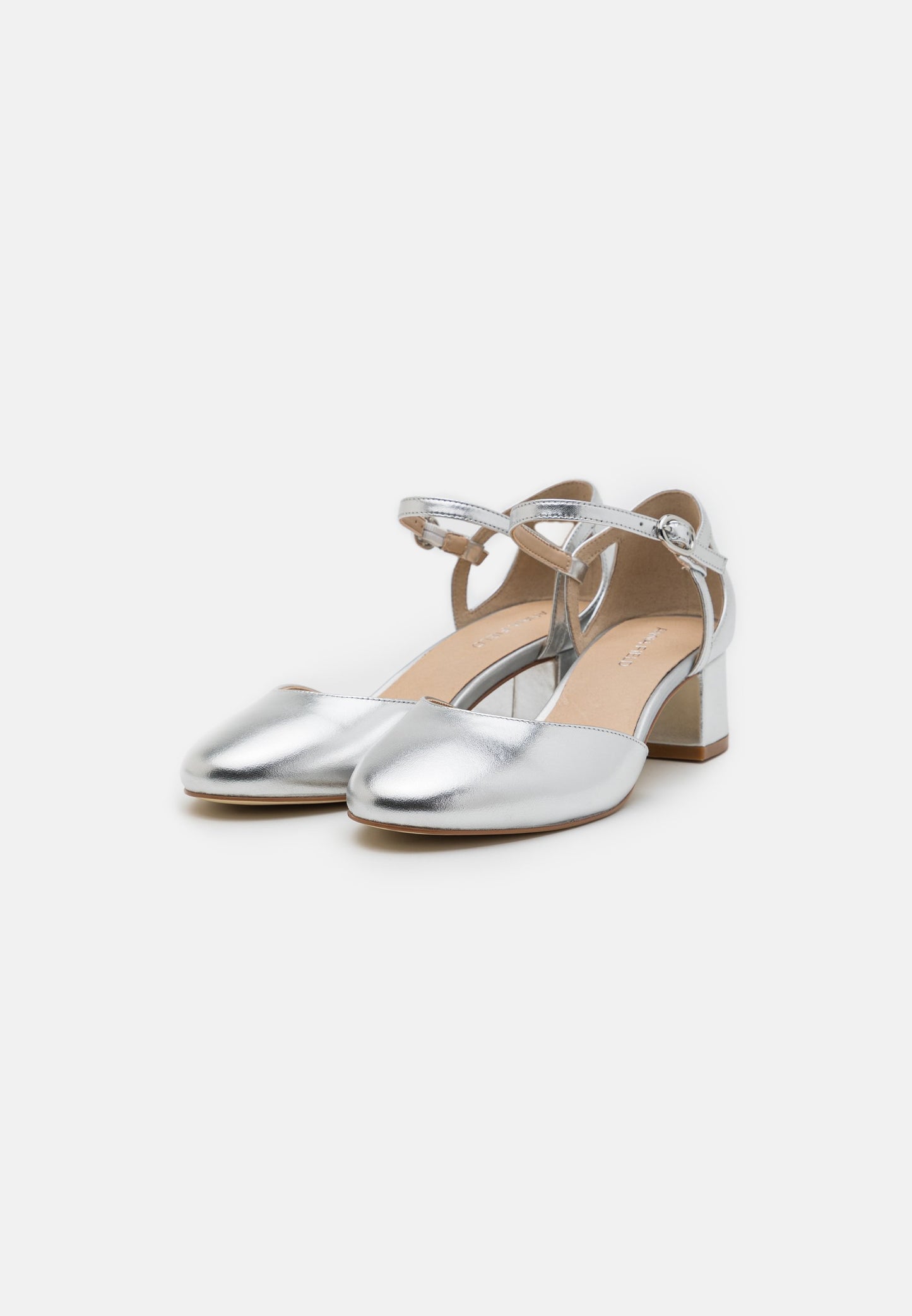  LEATHER - Classic Heels - Silver