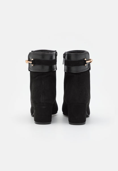 Anna Field Leather- Classic Ankle Boots - Black