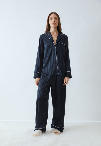 Anna Field SET - Pyjamas - Dark Blue