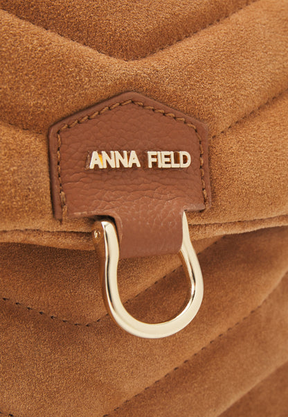 Anna Field Leather - Across Body Bag - Cognac