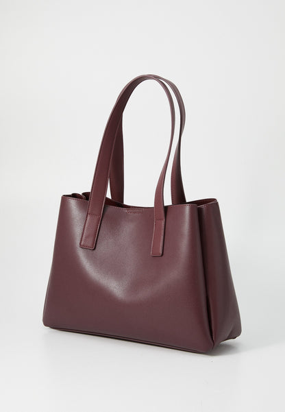 Anna Field SET - Handbag - Bordeaux