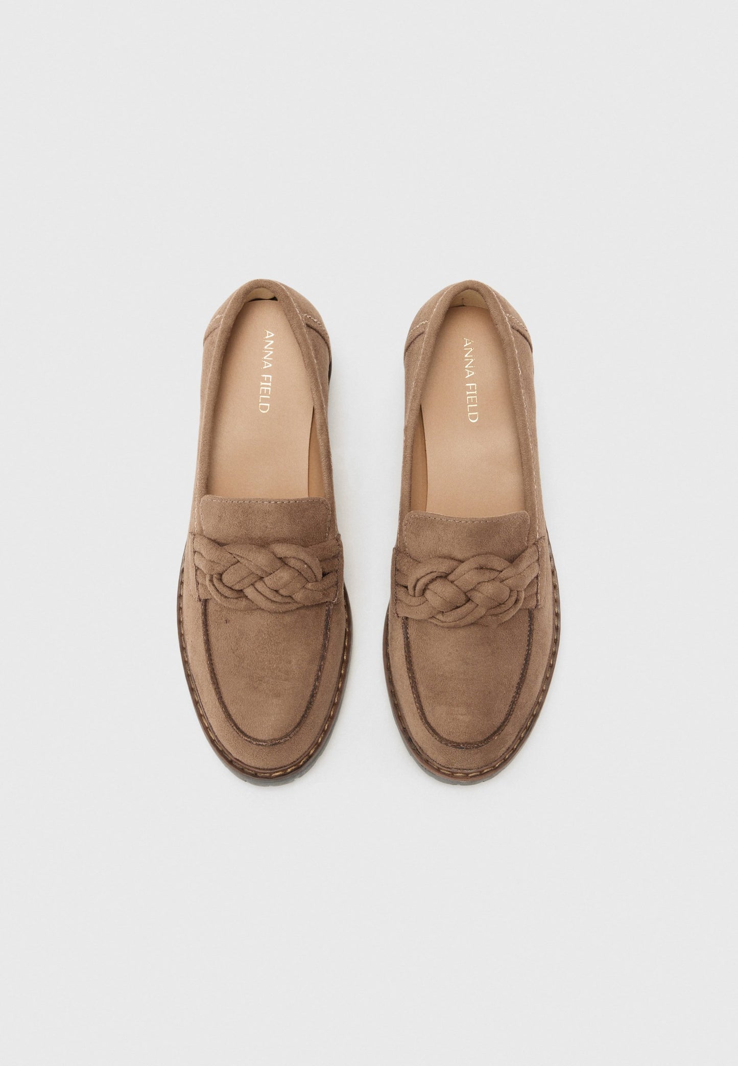 Anna Field Slip-ons - Taupe