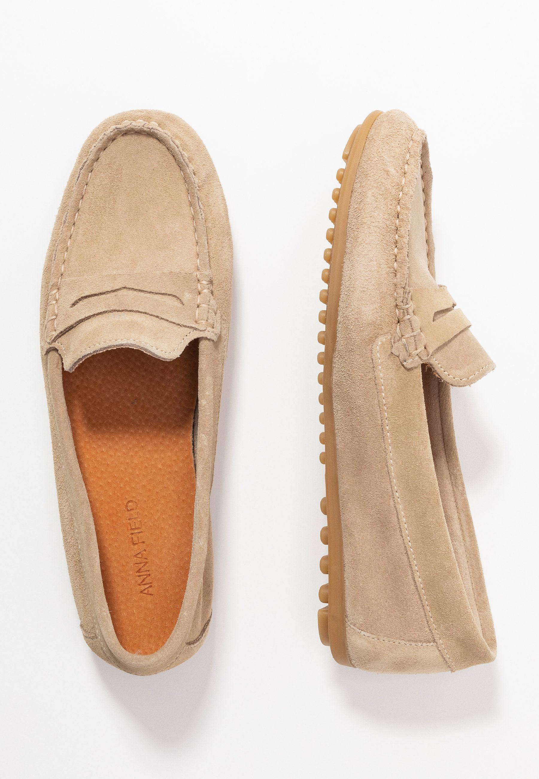 Anna Field Leather- Moccasins - Beige