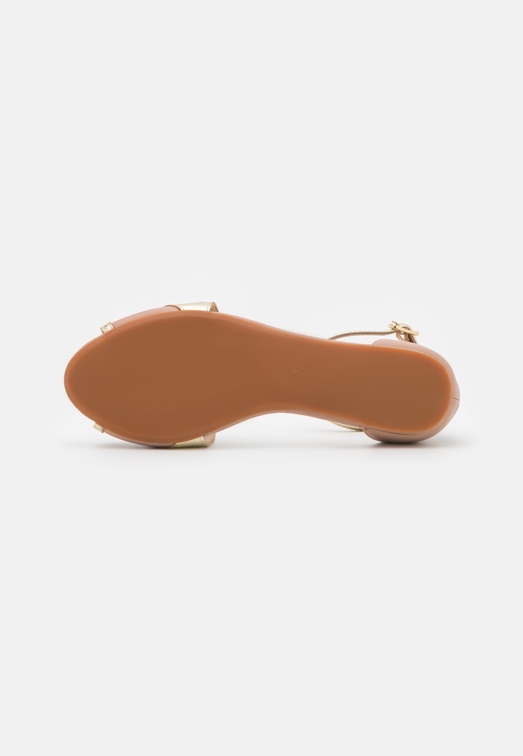 Anna Field Leather - Peeptoe Ballet Pumps - Light Pink