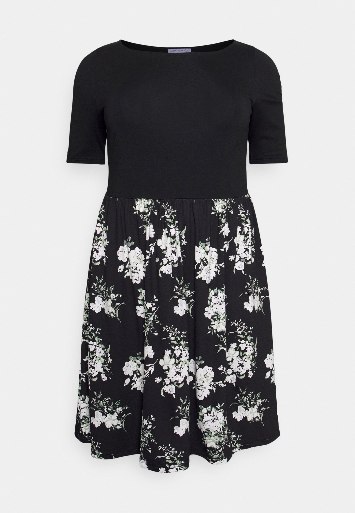  Day Dress - Black/Multi Coloured