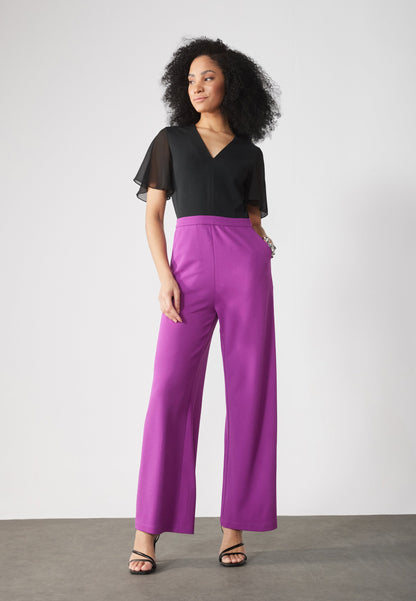 Anna Field Jumpsuit - Black/hollyhock