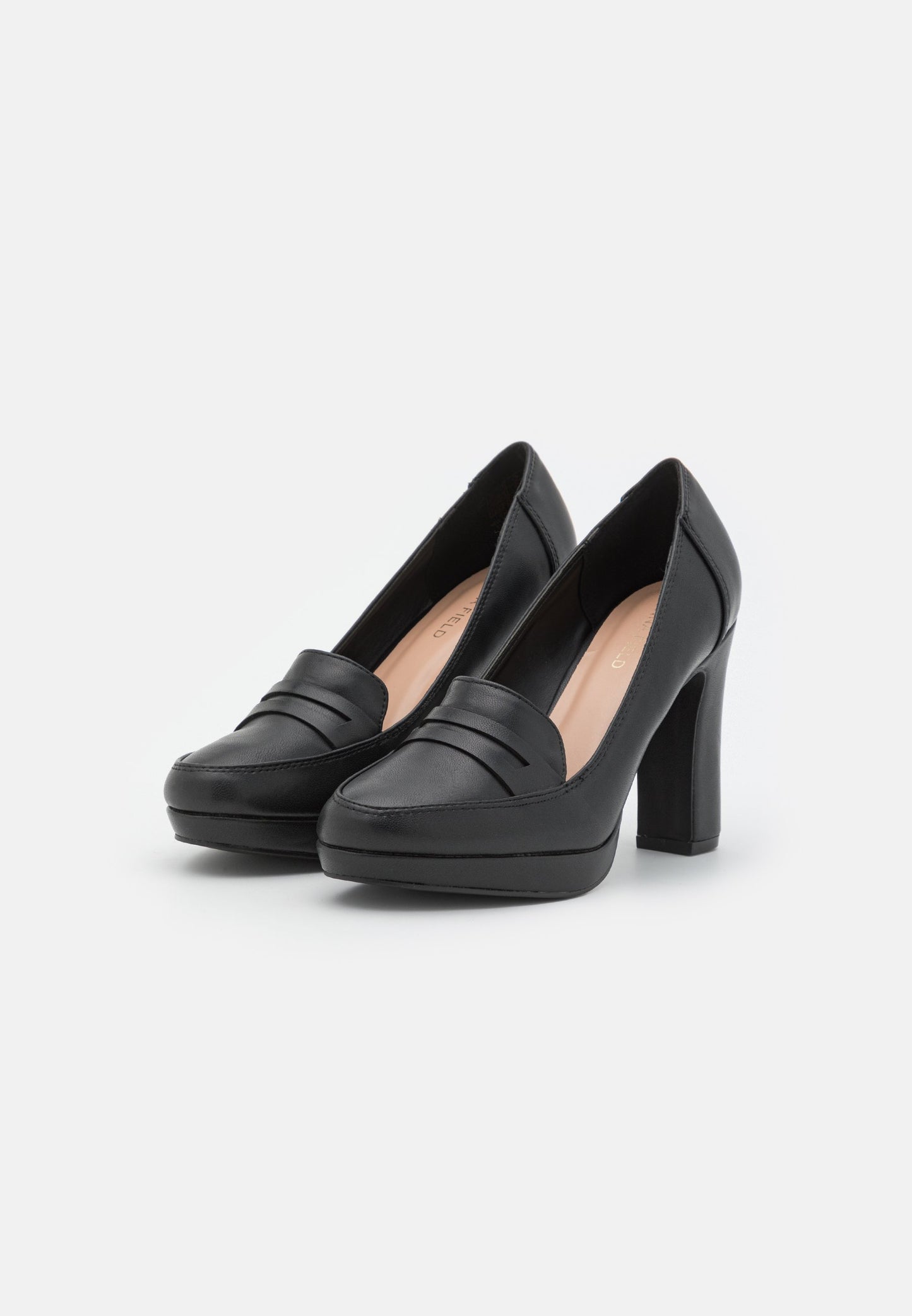Anna Field Platform Heels - Black