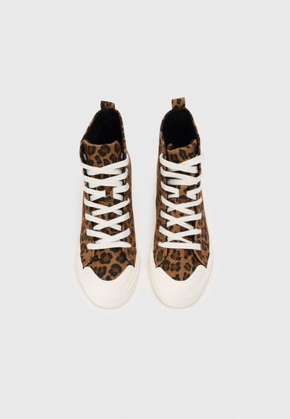 Anna Field High-top Trainers - Beige/brown